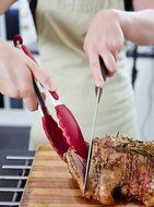 9inch Stainless Steel Utensils Kitchen Tongs Food Clip With Silicone Rubber Tip Bakeware Tools Baking Accessories N3