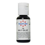 1 X NAVY BLUE .75 Ounce Soft Gel Paste Food Color
