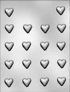 CK Products 7/8-Inch Plain Mini Heart Chocolate Mold