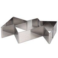 DeBuyer Abstract Four Triangle Entremet Ring