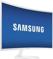 Samsung - CF391 Series 32&quot; LED Curved Monitor - High glossy white N2