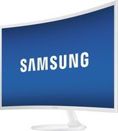 Samsung - CF391 Series 32&quot; LED Curved Monitor - High glossy white N3