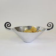 Pampa Bay A-7229A-VM Sketch Deep Oval Bowl, 18 by 10 by 6", Silver N5