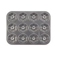 Cake Boss Specialty Nonstick Bakeware 2-Piece Heart &amp; Flower Shaped Cookie Pan Set N6