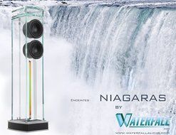 Waterfall Audio "Niagara" Diamond Glass Floor Standing Loudspeakers - Pair (Old Version) N11