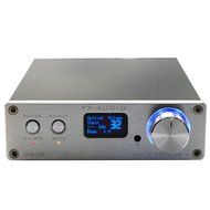 FX Audio D802 2x80W 192KHz Digital Remote Power Amplifier silver N2