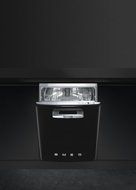 Smeg STFABUBL 24" 50s Retro Style Series Built In Fully Integrated Dishwasher with 13 Place Settings 10 Wash Cycles... N2