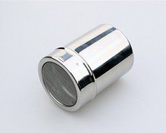 Stainless Cocoa Cappuccino Coffee Decorating Latte Art Barista Tool Mesh shaker N4
