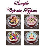 12 EDIBLE Captain America Cupcake Toppers- Captain America cupcakes, Captain America Birthday Party. These are... N2