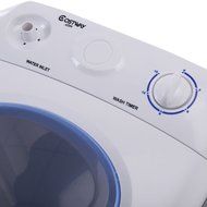 Mini Portable Washing Machine 7.7 lbs Single Tub Compact Washer - Quick-connect Sink Adapter is Included, So You... N8