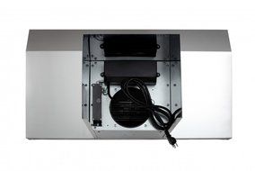 Ancona Rectangle Front Dip Stainless Steel 600 CFM Wall Mount Range Hood, 30-Inch N2