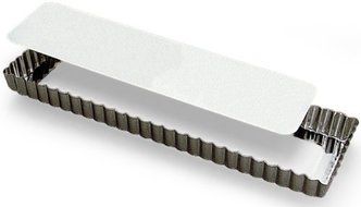 J.B. Prince M257 Tinned Steel Rectangular Tart Mold