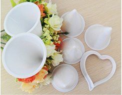 Anyana 7pcs set Calla Lily Plastic Cookie Cutter Cake Mould Tool Kitchen Tool Sugar Paste Baking Mould Cookie... N3