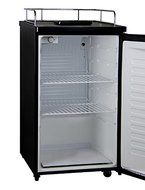 Kegco K199B Kegerator Cabinet Only - Black Cabinet and Door N2