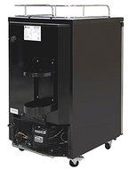 Kegco K199B Kegerator Cabinet Only - Black Cabinet and Door N3