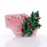 Holly Leaf Flexible Silicone Mold, Fondant, Candy, Chocolate, Food Safe, Polymer Clay, Resin Mold, Epoxy and so... N6