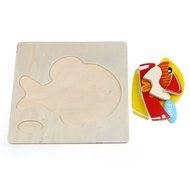 Fish Puzzles Toys ，BeautyVan Wooden Cute Fish Puzzle Educational Developmental Baby Kids Training Toy N2