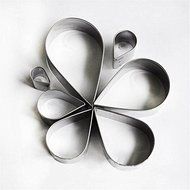 Anyana Rose Petal Cookie Cutter Home Cake Biscuit Pastry Baking Mold Kitchen Fondant Cooking Tool 7Pcs