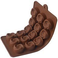 EVTECH(TM) 15 Cavity swirl Style Silicone Gel Non Stick Cake Bread Mousse Ice Pudding Mold Chocolate Jelly Candy... N7