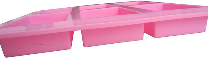 LeBeila Silicone Baking Mold 6 Cavity Large Rectangle Shape Mould Tray for Soap, Bread, Muffin, Loaf, Brownie,... N4