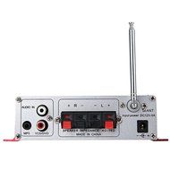 Robolife USB Kentiger HY - 502S 2CH Bluetooth Hi-Fi Super Bass Output Power Amplifier with Remote Controller Red N6