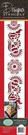 Designer Stencils C393 Mehndi Cake Tier 4 Cake Stencil, Beige/semi-transparent N3