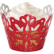 Wilton 415-0534 18-Pack Glitter Cupcake Wrap