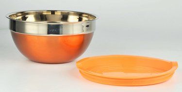 Prime Cook Mixing Bowl - ORANGE 22cm diameter with cover N2