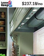 Vent-A-Hood BH234PSLD SS 35" Wall Mounted Liner Inserts with 600 CFM 6.5 Sones Sound Level Magic Lung Blower and...