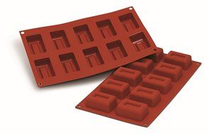 Silikomart SF092/C Silicone Classic Collection Mold Shapes, Bar, Small N2