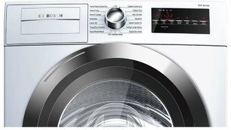 Bosch WTG86402UC-White 800 Series 24" Compact Electric Condensation Dryer with 4 cu. ft. Stainless Steel Drum...