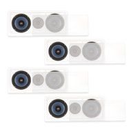 Blue Octave RLCR6 In Wall 6.5" Dual Woofer 3 Way Speakers 1120 Watts New 4 Speaker Set RLCR6-4S