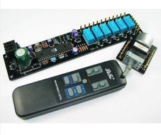 GA-5 four-channel remote volume Kit ALPS motor potentiometer AC9-12V RCA input