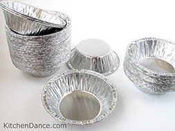 Disposable Aluminum 5 3/4 " Extra Deep Pie Pan/ Pot Pie Pan # 575 (50) N2