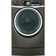 GE GFWR4805FMC 4.8 Cu. Ft. Metallic Carbon With Steam Cycle Front Load Washer - Energy Star