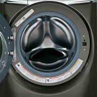 GE GFWR4805FMC 4.8 Cu. Ft. Metallic Carbon With Steam Cycle Front Load Washer - Energy Star N2