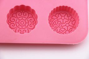 Cherryard 6-Cavity Silicone Mooncake Molds Cake Molds Handmade Soap Molds,Home Baking Molds N7