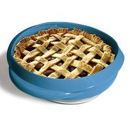 Bakers Band Non Spill Kit 9 by 5-Inch Bakers Band Pie Dish Pyrex Type
