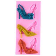Mujiang Silicone Chocolate Mold High-heel Candy Making Kit Fondant Shoe Molds N8