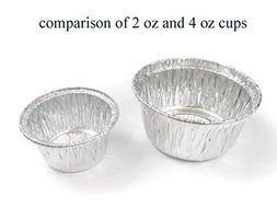 Disposable Aluminum Individual 2 Oz Foil Cups/ramekins. #S220 (250) N2