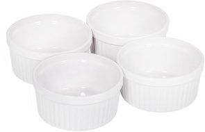 Mini Round Ramekin by Home Essentials 4 oz, Set of 4