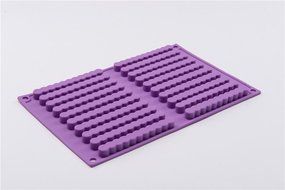 20 Cavity Strip Twist Shape Chocolate Cookie Cake Baking Mold Non Stick Handmade DIY Mould N5