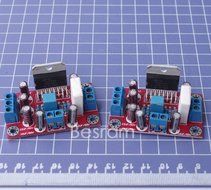 a pair of TDA7293 Amplifier Mono Board AMP Boards +/-12V to +/-50V
