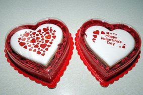 Designer Stencils C351 Contemporary Hearts Cookie Stencils, Beige/Semi-Transparent N3