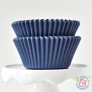 Solid Gray BakeBright Greaseproof Cupcake Liners N18