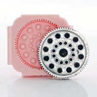 Large Steampunk Gear Mold Easy To Use Flexible Silicone Food Safe Fondant, Chocolate, Candy, Resin, Polymer Clay... N4