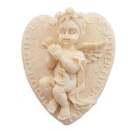 WYD 3D Baby Angel Fondant Cake Mold,Handmade Soap Mold,Cake Mold Decorating (Cross Pigeon Angel) N8