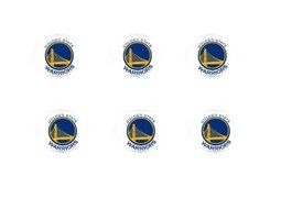 NBA Golden State Warriors Twelve - 2 inch Cupcake Edible Sugar Picture Sheet