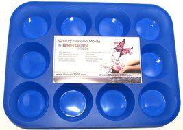 2 Pack Silicone Muffin Pan and Cupcake Maker 12 &amp; 24 Holes Large and Small Cupcake Pan Muffin Maker Silicone Cupcake... N2