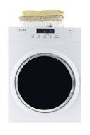 Majestic 13 lb.Compact Standard Electric Dryer in White with Silver Trim MJ860D coming with Venting and Sensor... N5